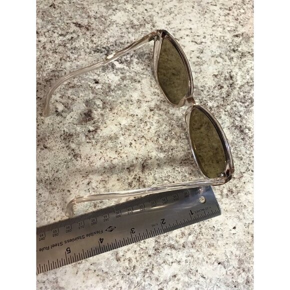 Opti Ray VTG 60\'S/70s Womens Sunglasses Pink Clear Ombré Fade Twiggy Oversized main image 12